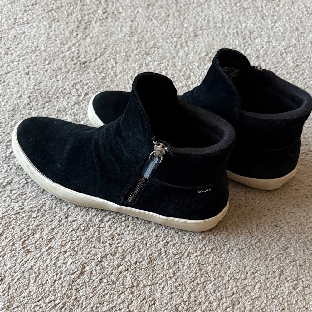 Keds Black Sneakers with White Soles